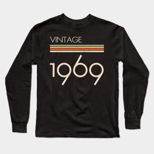 Vintage Classic 1969 Long Sleeve T-Shirt